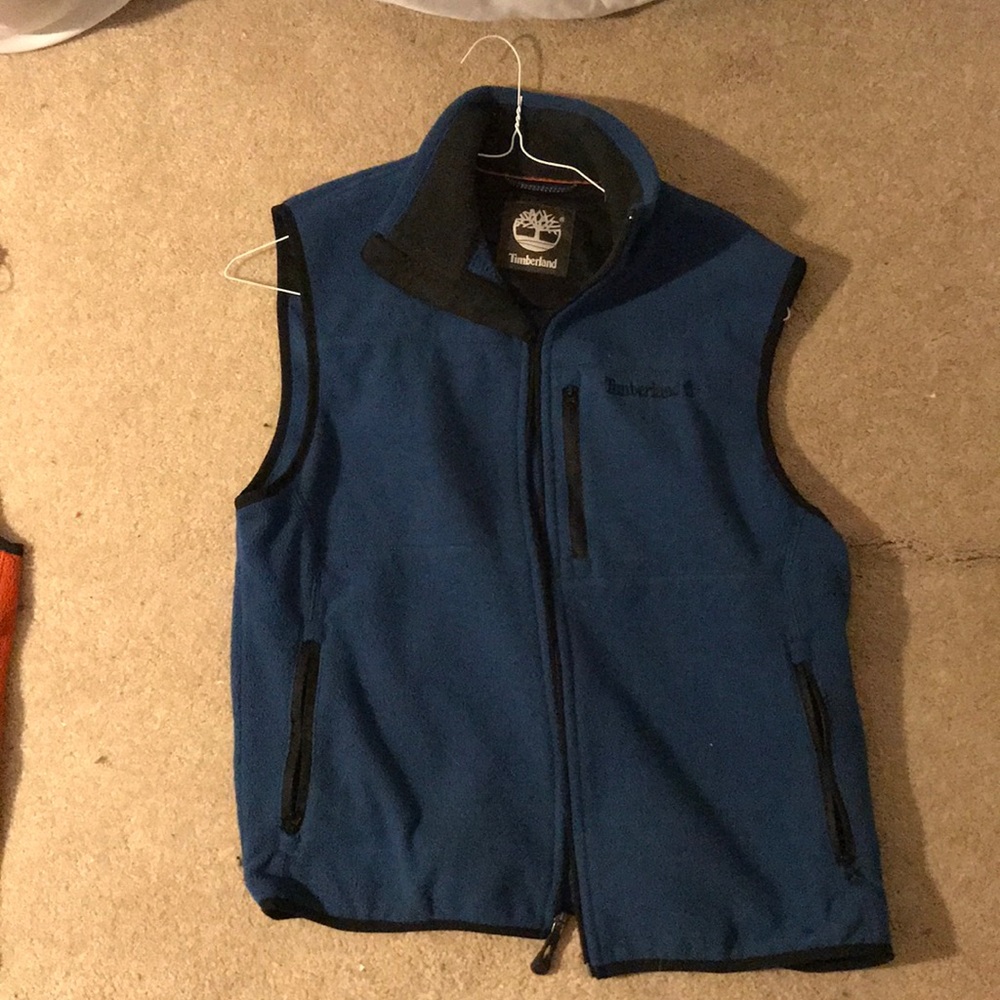 Men’s S blue Timberland Fleece Vest